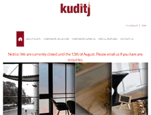 Tablet Screenshot of kuditj.com.au